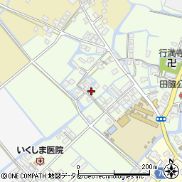 福岡県柳川市田脇704周辺の地図