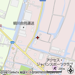 福岡県柳川市西浜武486-1周辺の地図