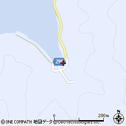 愛媛県宇和島市日振島410周辺の地図