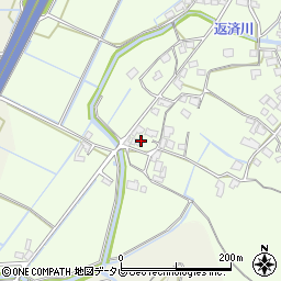 福岡県みやま市瀬高町小田1723周辺の地図