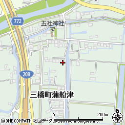 福岡県柳川市三橋町蒲船津816周辺の地図