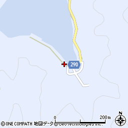 愛媛県宇和島市日振島196-2周辺の地図