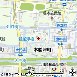 福岡県柳川市三橋町柳河986-13周辺の地図