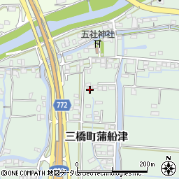 福岡県柳川市三橋町蒲船津817-8周辺の地図