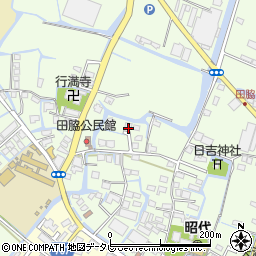 福岡県柳川市田脇872周辺の地図