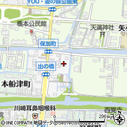 福岡県柳川市保加町30周辺の地図