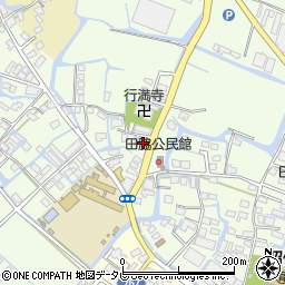 福岡県柳川市田脇611-5周辺の地図