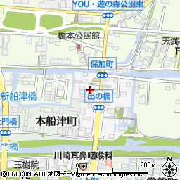 福岡県柳川市保加町51周辺の地図