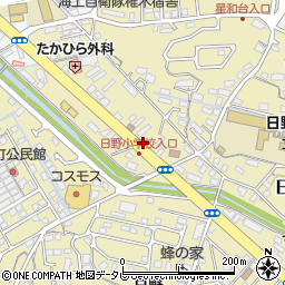 吾妻鮨 日野店周辺の地図