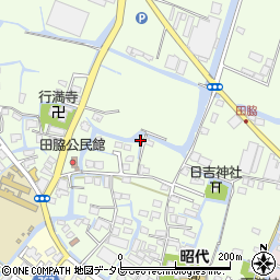福岡県柳川市田脇879周辺の地図