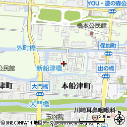 福岡県柳川市三橋町柳河986-15周辺の地図