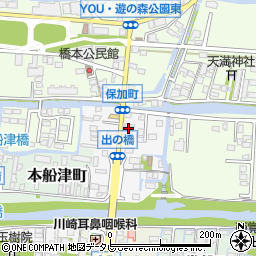 福岡県柳川市保加町37周辺の地図