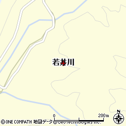 高知県四万十町（高岡郡）若井川周辺の地図