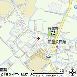 福岡県柳川市田脇640周辺の地図