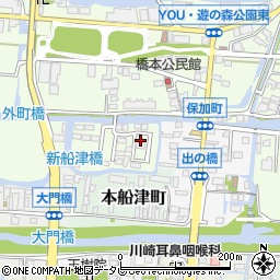福岡県柳川市三橋町柳河988-27周辺の地図