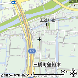 福岡県柳川市三橋町蒲船津748周辺の地図