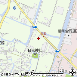 福岡県柳川市田脇957周辺の地図