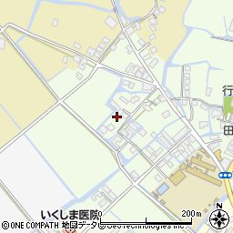 福岡県柳川市田脇717周辺の地図