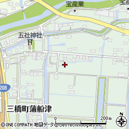 福岡県柳川市三橋町蒲船津859-10周辺の地図