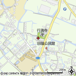 福岡県柳川市田脇618周辺の地図