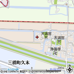 福岡県柳川市三橋町新村95周辺の地図