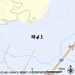 高知県高岡郡四万十町峰ノ上周辺の地図