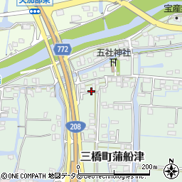 福岡県柳川市三橋町蒲船津737周辺の地図