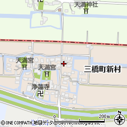 福岡県柳川市三橋町新村236周辺の地図