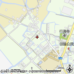 福岡県柳川市田脇693周辺の地図