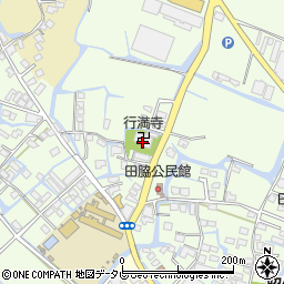 行満寺周辺の地図
