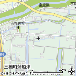 福岡県柳川市三橋町蒲船津859-9周辺の地図