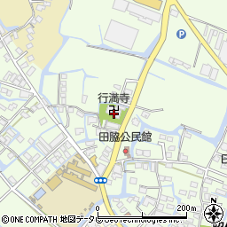 福岡県柳川市田脇615周辺の地図
