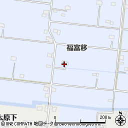 佐賀県杵島郡白石町福富移周辺の地図