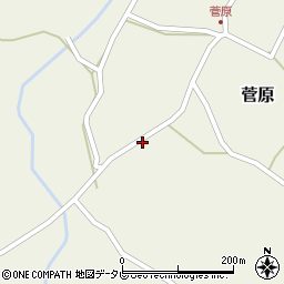 大分県玖珠郡九重町菅原477周辺の地図