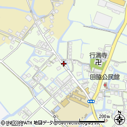福岡県柳川市田脇696周辺の地図
