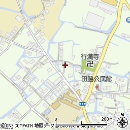 福岡県柳川市田脇642周辺の地図