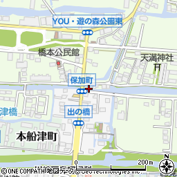 福岡県柳川市三橋町柳河1053周辺の地図