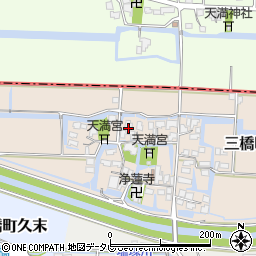 福岡県柳川市三橋町新村249周辺の地図