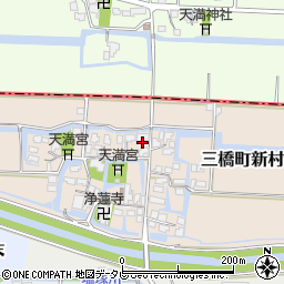 福岡県柳川市三橋町新村240周辺の地図