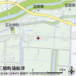 福岡県柳川市三橋町蒲船津858周辺の地図