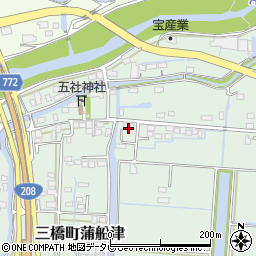 福岡県柳川市三橋町蒲船津864周辺の地図