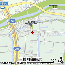 福岡県柳川市三橋町蒲船津824周辺の地図