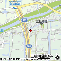 福岡県柳川市三橋町蒲船津734周辺の地図