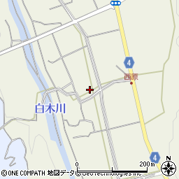 福岡県八女市立花町白木125周辺の地図
