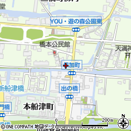 福岡県柳川市三橋町柳河1075周辺の地図
