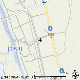 福岡県八女市立花町白木123周辺の地図