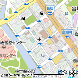 長崎県佐世保市常盤町9周辺の地図