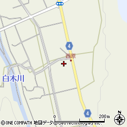 福岡県八女市立花町白木142周辺の地図