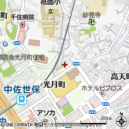 全駐留軍労働組合長崎地区本部周辺の地図