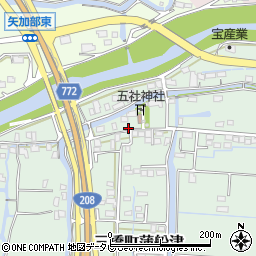 福岡県柳川市三橋町蒲船津827周辺の地図